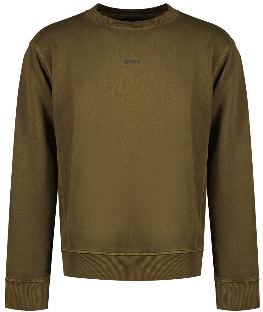 Boss weevo centre logo sweatshirt sales