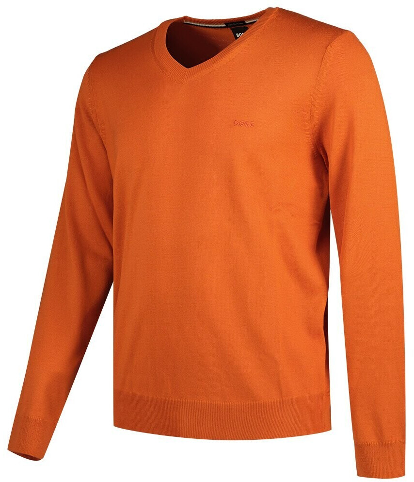 Orange hugo boss jumper online
