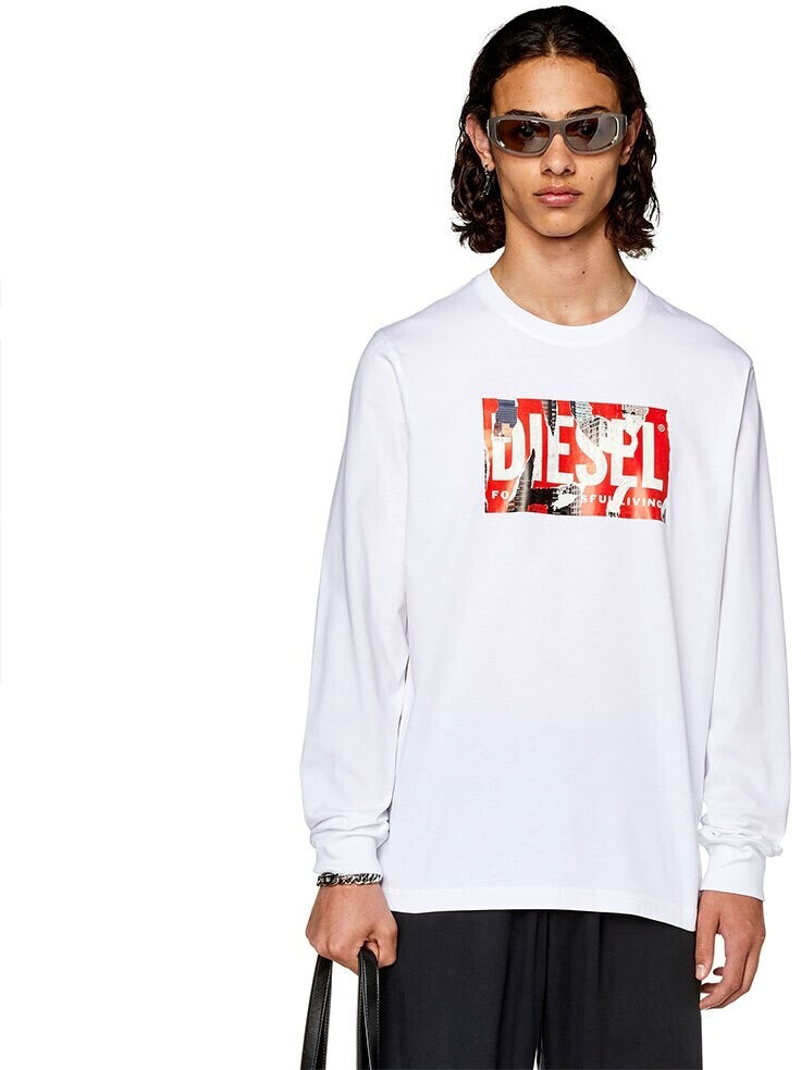 Diesel Just L6 Long Sleeve T-Shirt (A12526-0CATM) white
