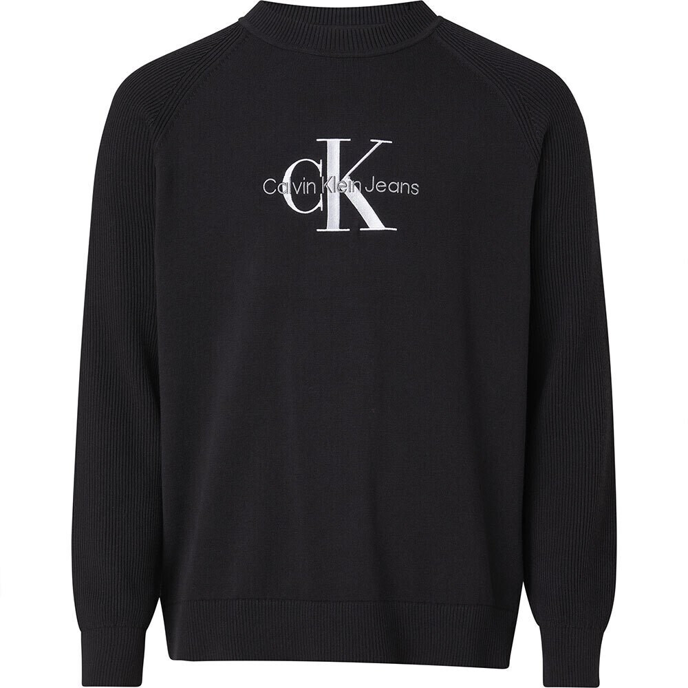 Calvin Klein Logo Driver Sweater (J30J323408-BEH) black