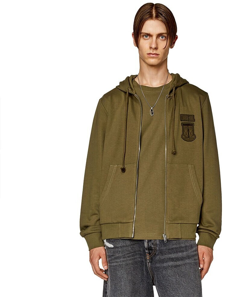 Diesel Ginn K10 Full Zip Sweatshirt (A11554-0HAYT-5AF) green