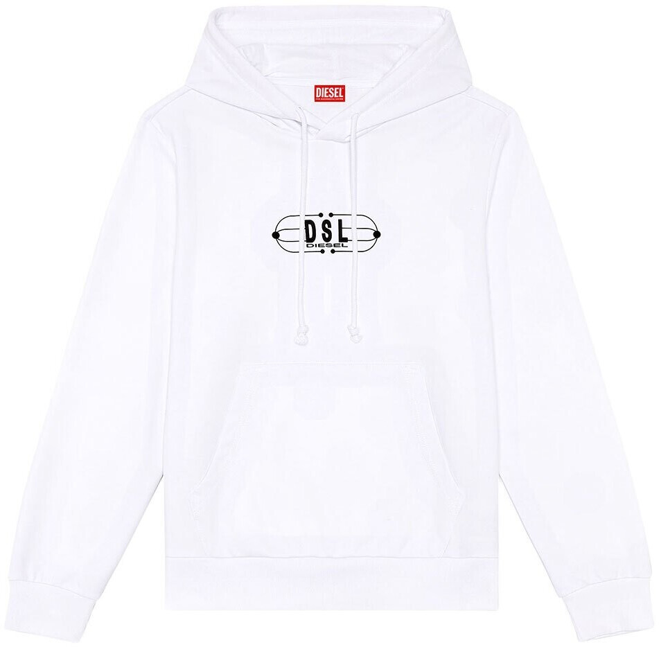 Diesel Ginn K35 Hoodie (A11556-0HAYT-100) white
