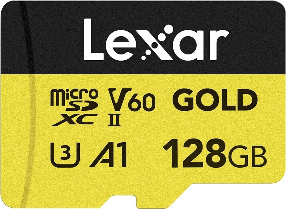 Lexar Professional Gold UHS-II U3 V60 microSDXC 128GB
