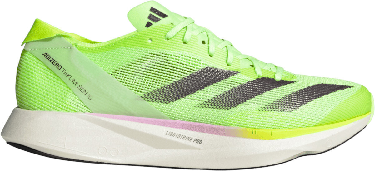 Image of Adidas Adizero Takumi Sen 10 (IG3134) green spark/aurora met./lucid lemon