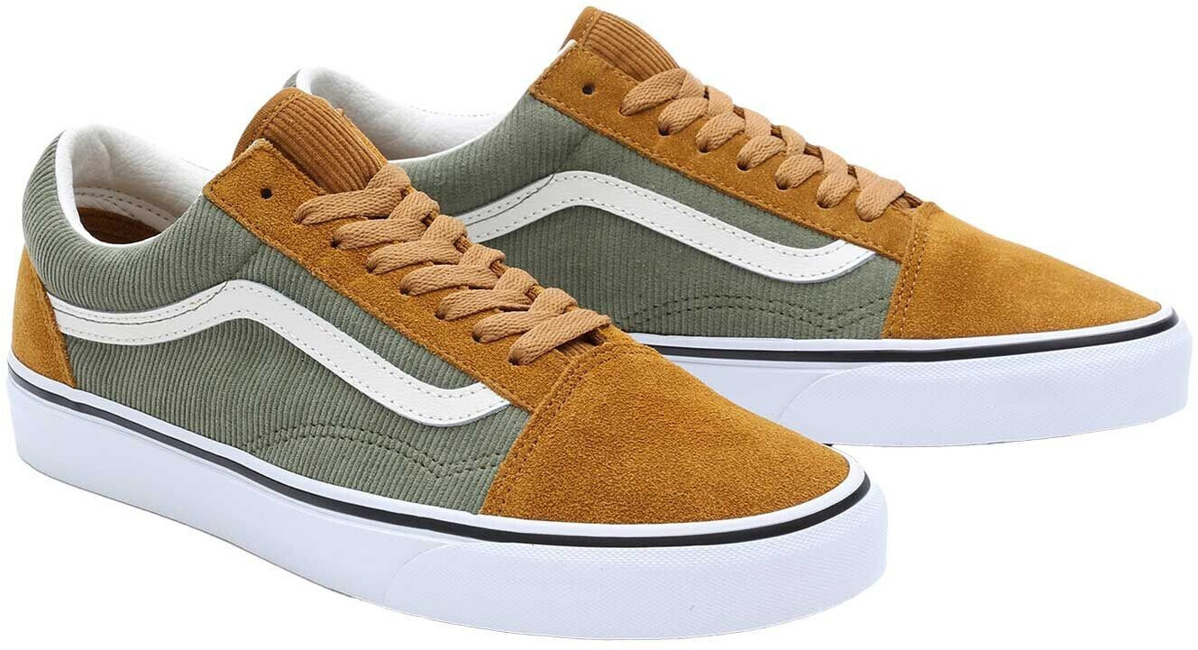 Vans old skool green and brown online
