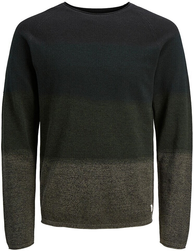 Jack & Jones Hill Knit Crew Sweater (12157321) Mountain View / Detail Gradient