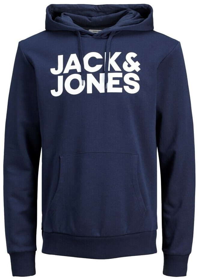 Jack & Jones Hoodie Large Size Corp Logo (12163777) bluenavy