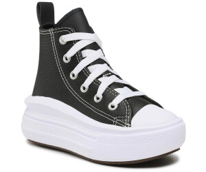 All white leather converse junior discount