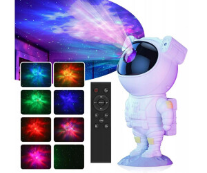 xO Galaxie Stern Projektor Sternenhimmel Astronaut Nachtlicht ab 28,90 €