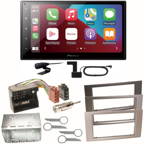 Pioneer SPH-DA160DAB Android Auto Einbauset für Ford Focus Fusion Galaxy S-Max