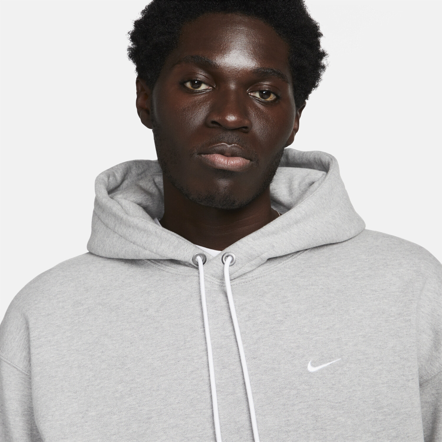 Nike men's club swoosh best sale full zip fleece hoodie