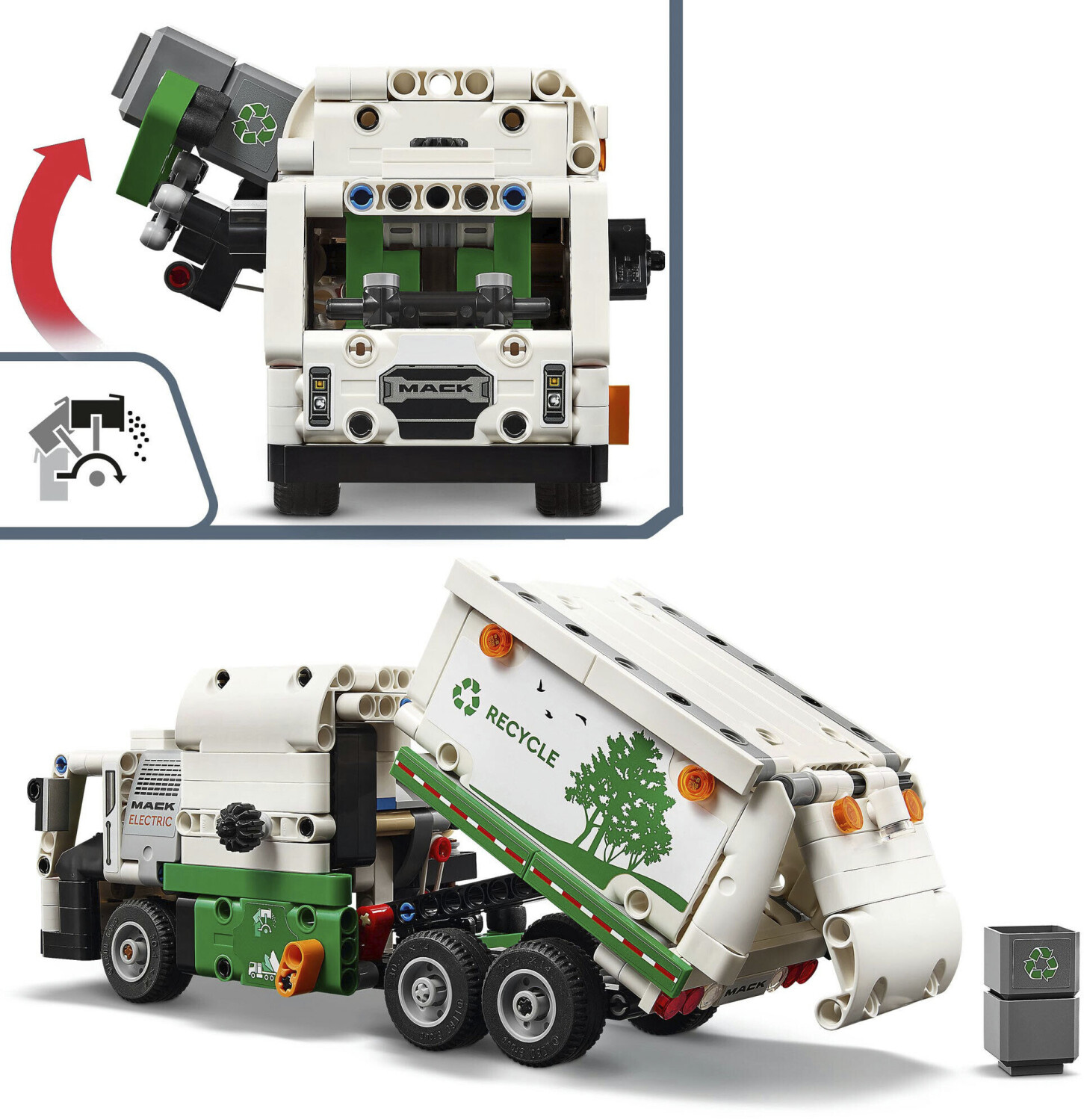 Lego mack hotsell garbage truck
