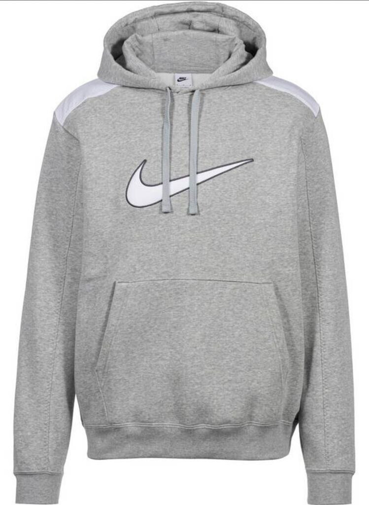 Nike Sportswear Fleece Hoodie (FN0247) dark grey heather/white/white