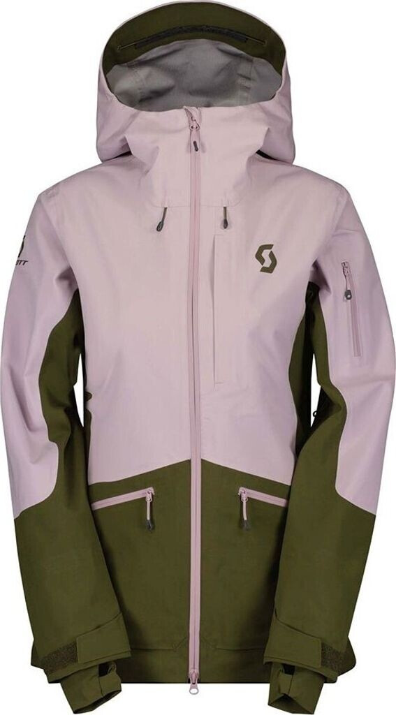 Scott Vertic 3L W Jacket (291860) cloud pink/fir green