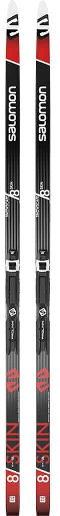 Salomon Snowscape 8 Skin + Prolink Auto Classic No-Wax Ski Set