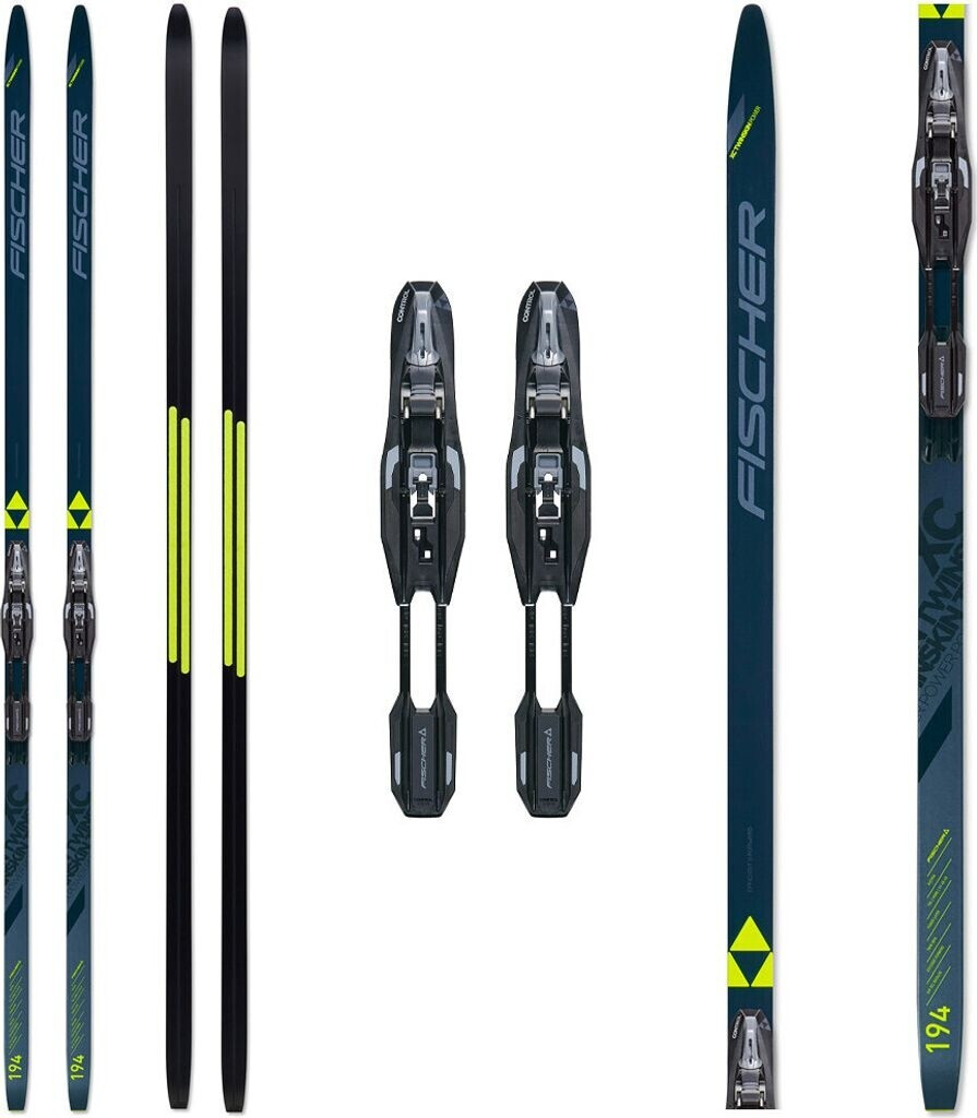 Fischer Twin Skin Power EF Stiff + Tour Step IN Classic No-Wax Ski Set