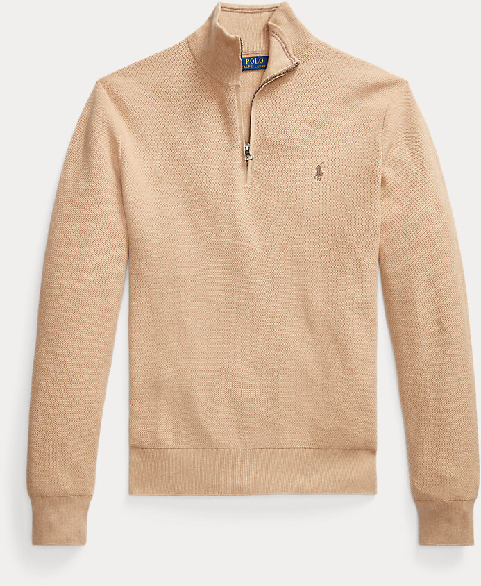 Polo Ralph Lauren Quarter zip sweater (651913) camel