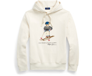Polo Ralph Lauren Fleece Kapuzenpullover mit Polo Bear cream