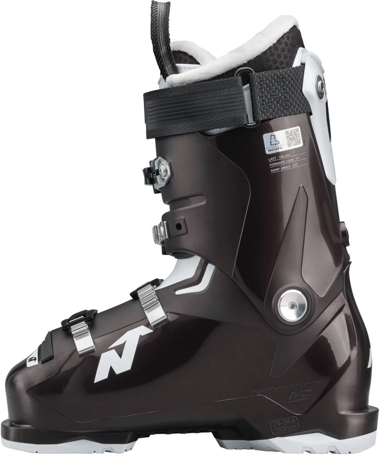 Nordica Women's ski shoes The Cruise 75 W Nero Perl/Bianco/Oro (05065202-4D1)