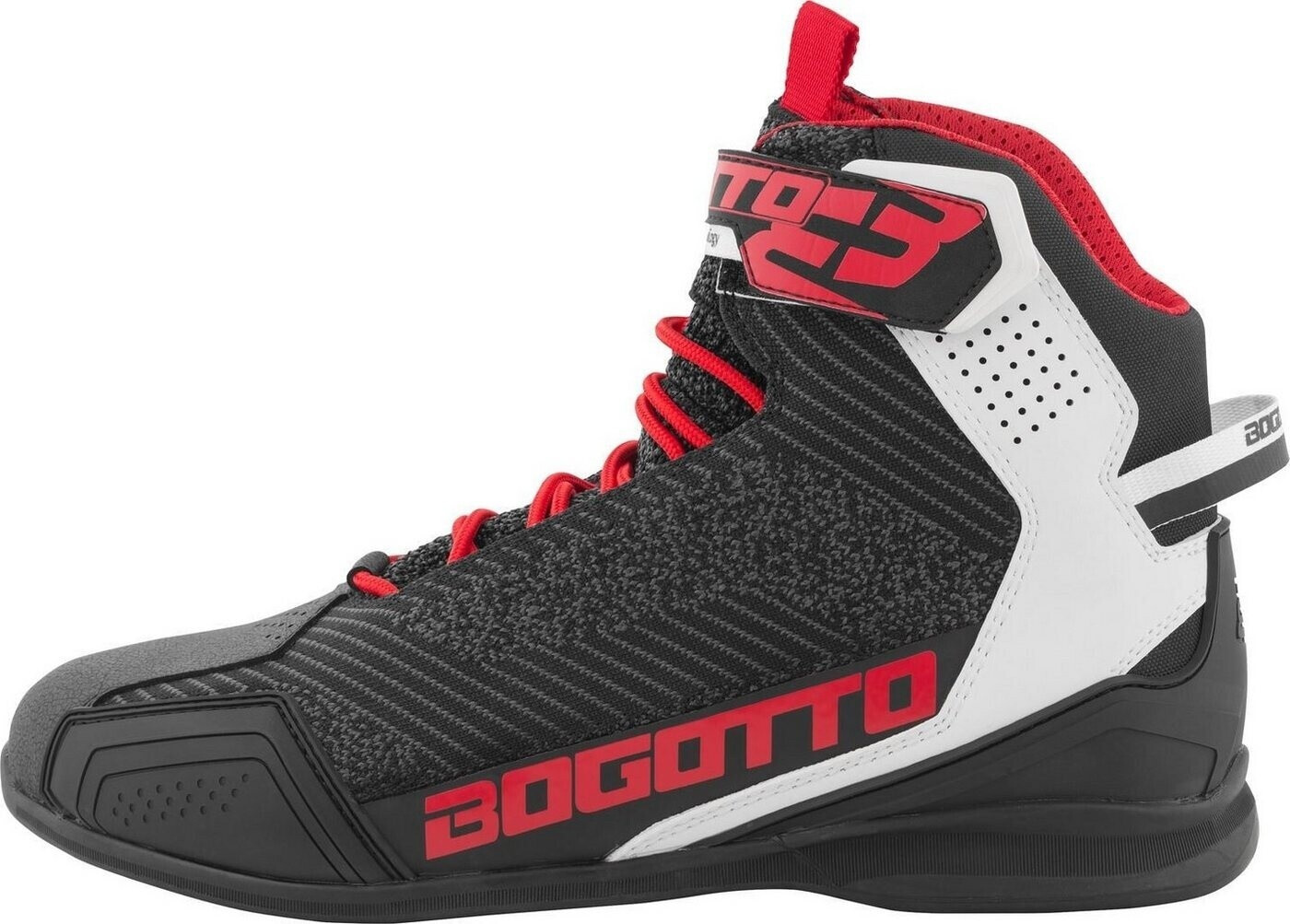 Bogotto Tokyo perforated black/white/red