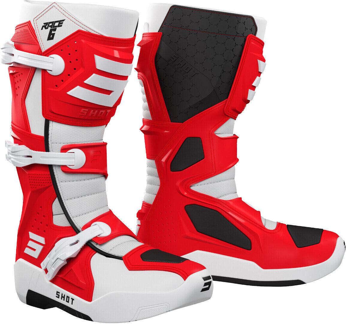 Shot Race 6 white/red