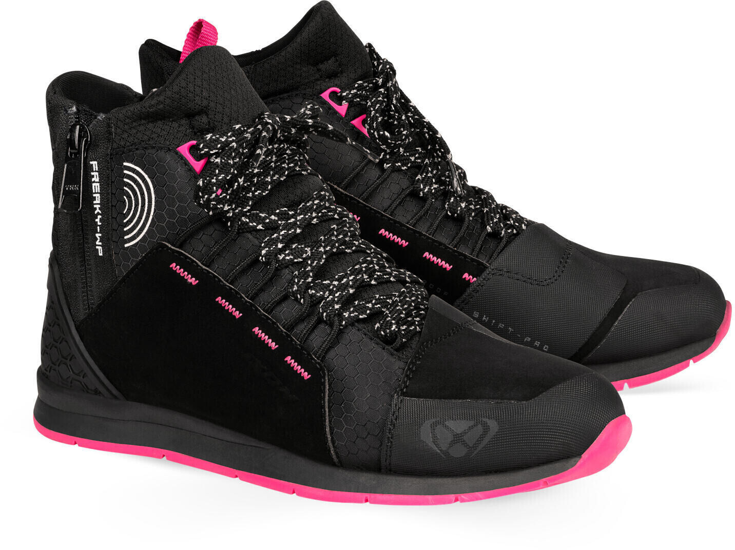 IXON Chaussures Freaky WP Lady noir/rose
