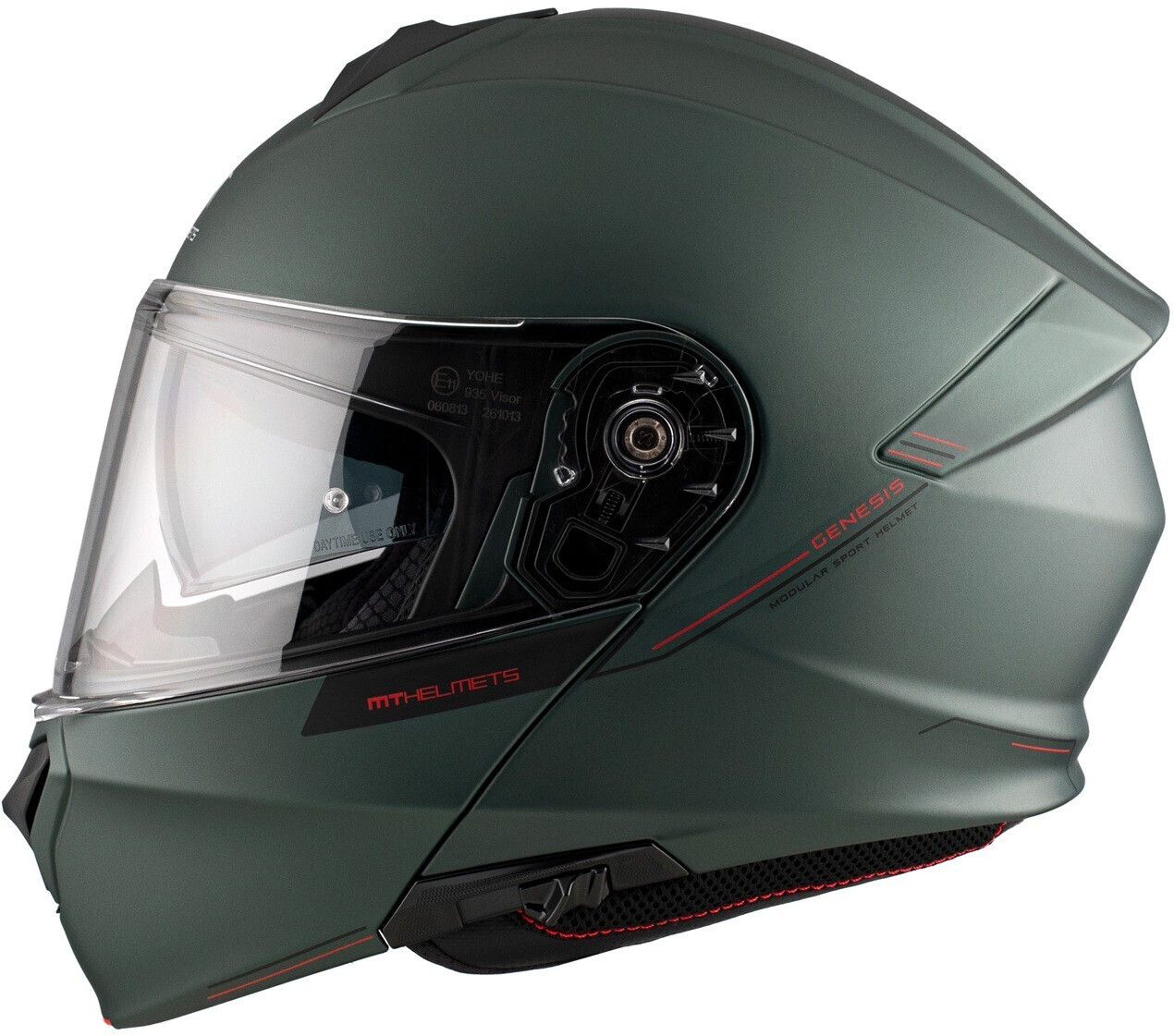 MT Helmets Genesis SV Solid A6 Matt Green