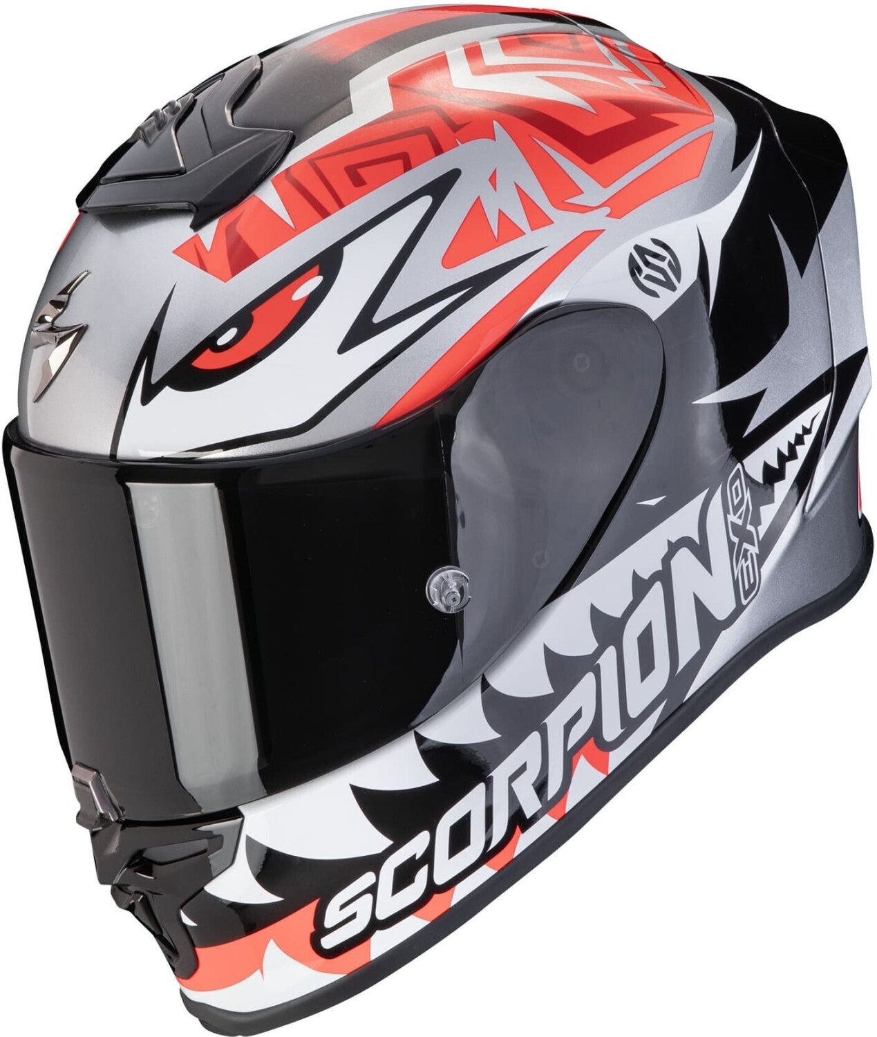Scorpion EXO-R1 Evo Air Replica Zaccone silver/black/red