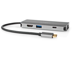 Nedis Hub USB 3.0 + Lecteur carte (micro)SD - Câble USB NEDIS sur