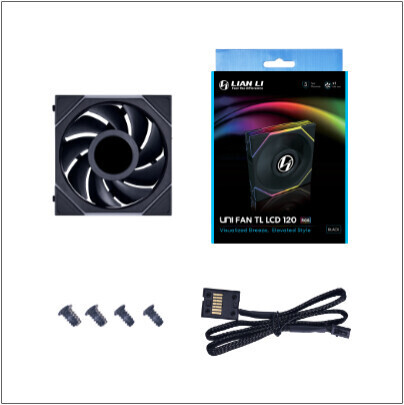 Lian Li UNI FAN TL LCD 120mm Black