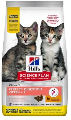 Hill's Science Plan Kitten Perfect Digestion with chicken dry food