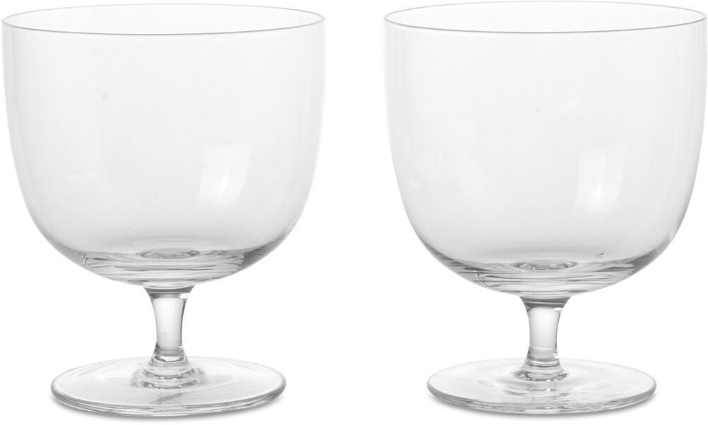 ferm LIVING Host water glass 20 cl pack of 2 clear