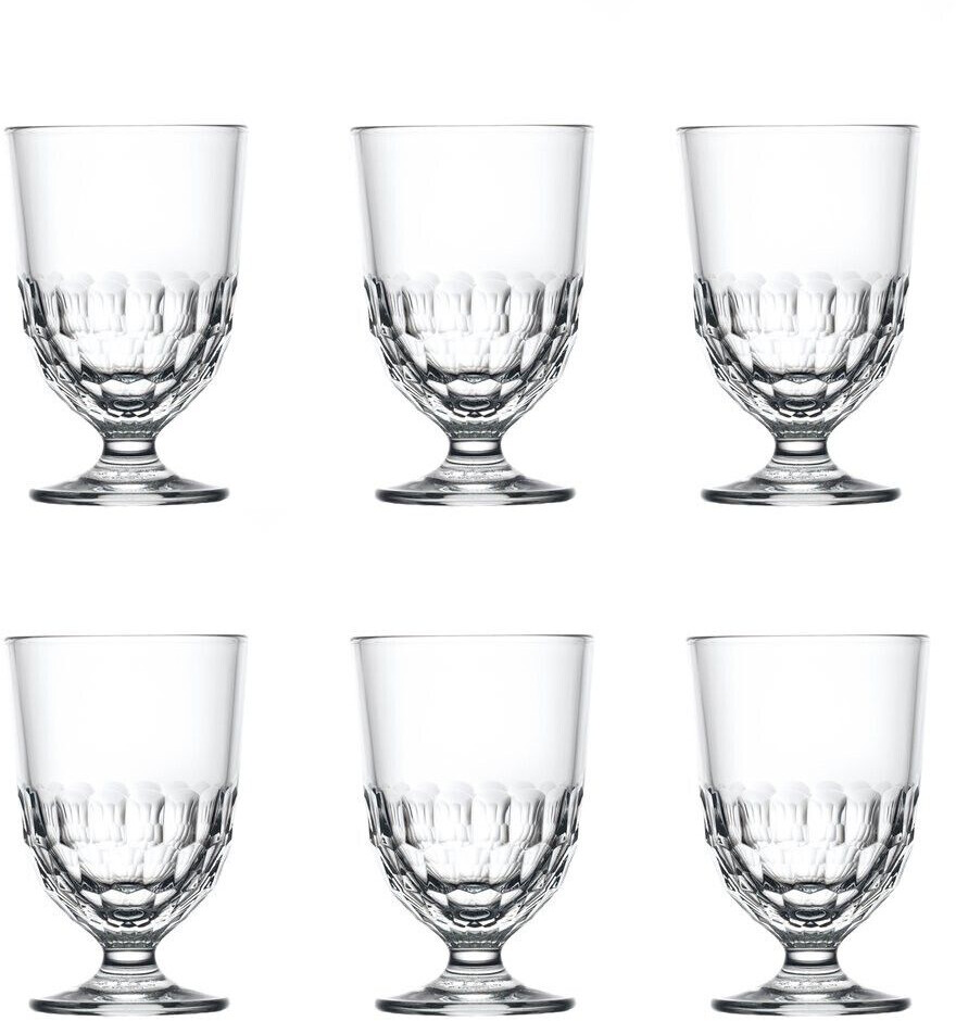 La Rochère Artois water glass 29 cl pack of 6 clear