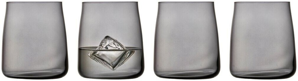 Lyngby Glas Zero water glass 42 cl pack of 6 Smoke