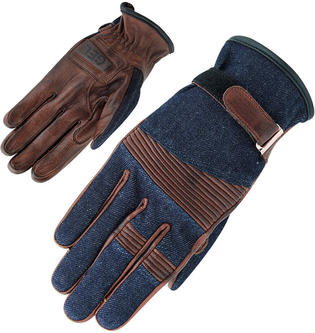 Photos - Motorcycle Gloves Orina Orina Miami blue/brown