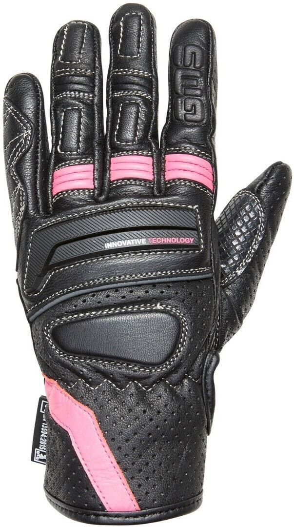 Photos - Motorcycle Gloves GMS GMS Navigator Lady black/pink