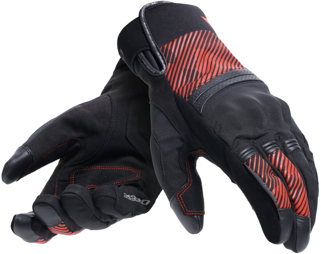 Dainese Gants Fulmine D-Dry noir/rouge