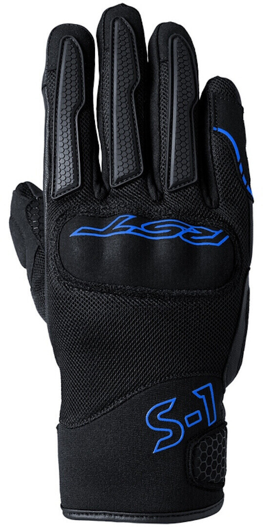 Photos - Motorcycle Gloves RST Moto  S1 Mesh black/blue 