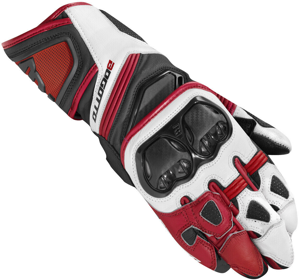 Photos - Motorcycle Gloves Bogotto Motowear Bogotto Veloce black/white/red