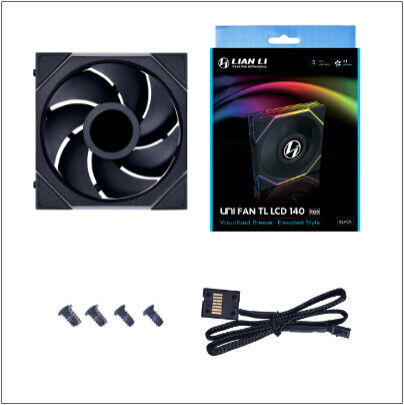 Lian Li UNI FAN TL LCD 140mm Black