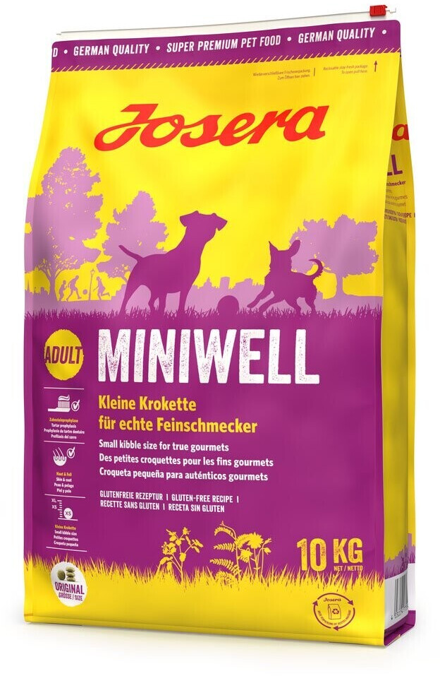 Josera Miniwell Adult dog dry food for small breeds10kg