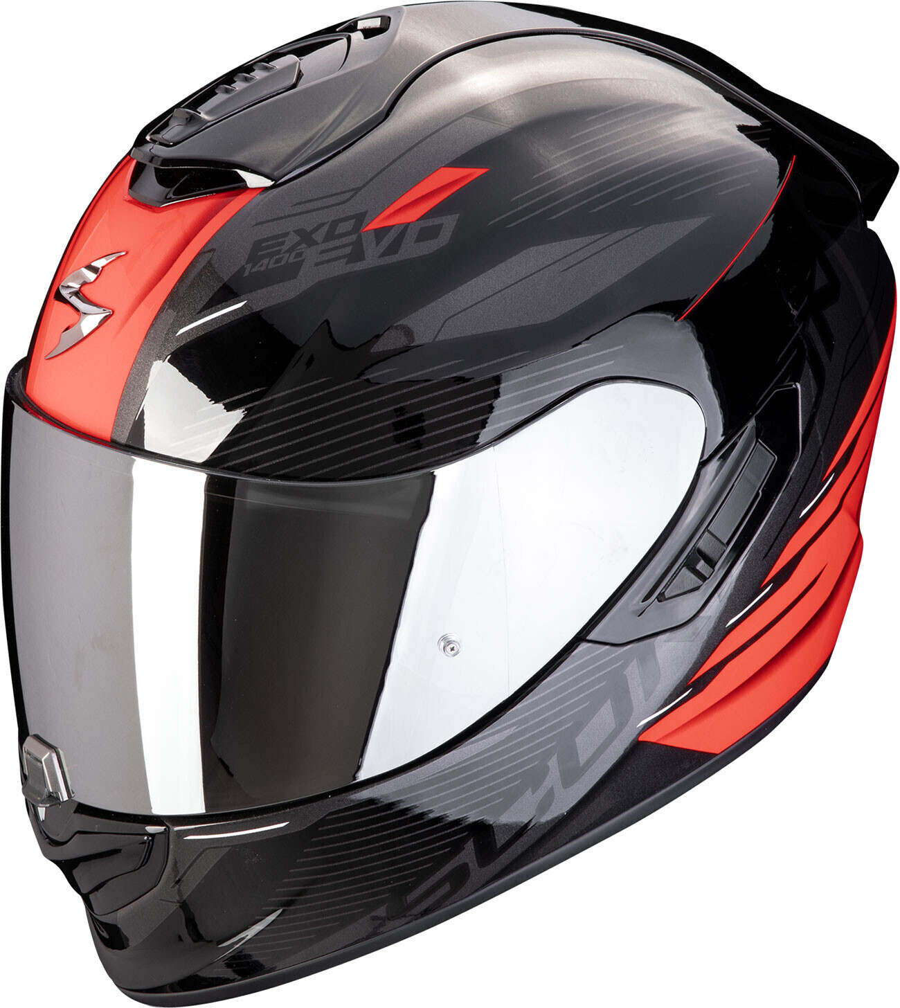 Scorpion Exo 1400 Evo 2 Air Luma noir/rouge