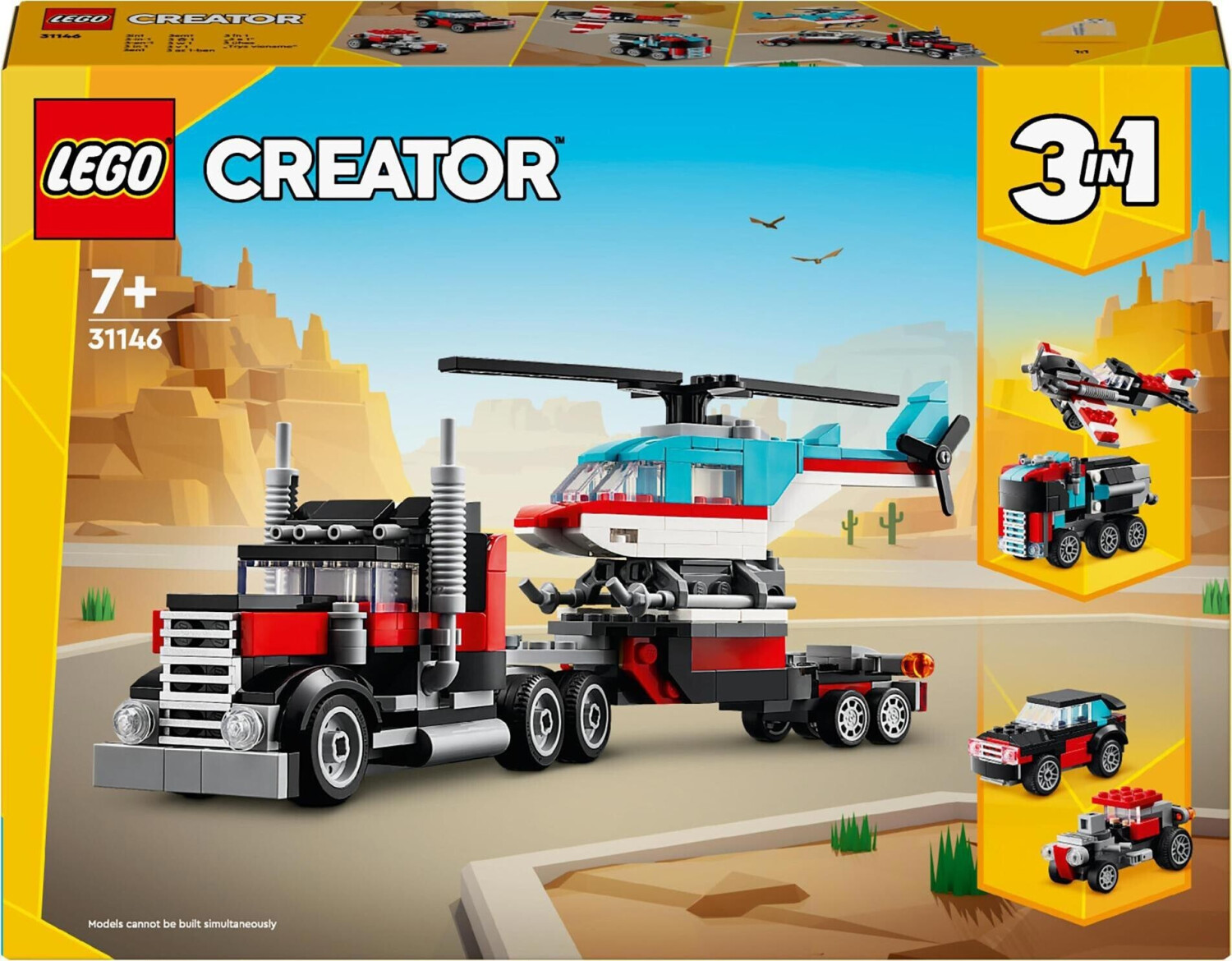 Lego creator 3 in 1 transport truck store