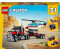 LEGO Creator 3-in-1 - Le camion remorque avec hélicoptère (31146)
