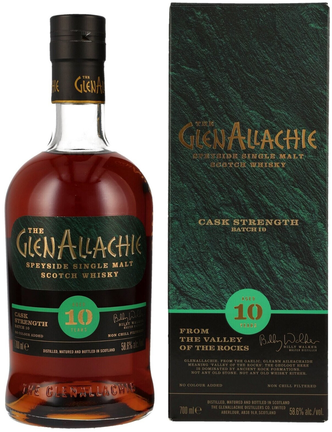 GlenAllachie 10 Years Cask Strength Batch No.10 0,7l 58.6%