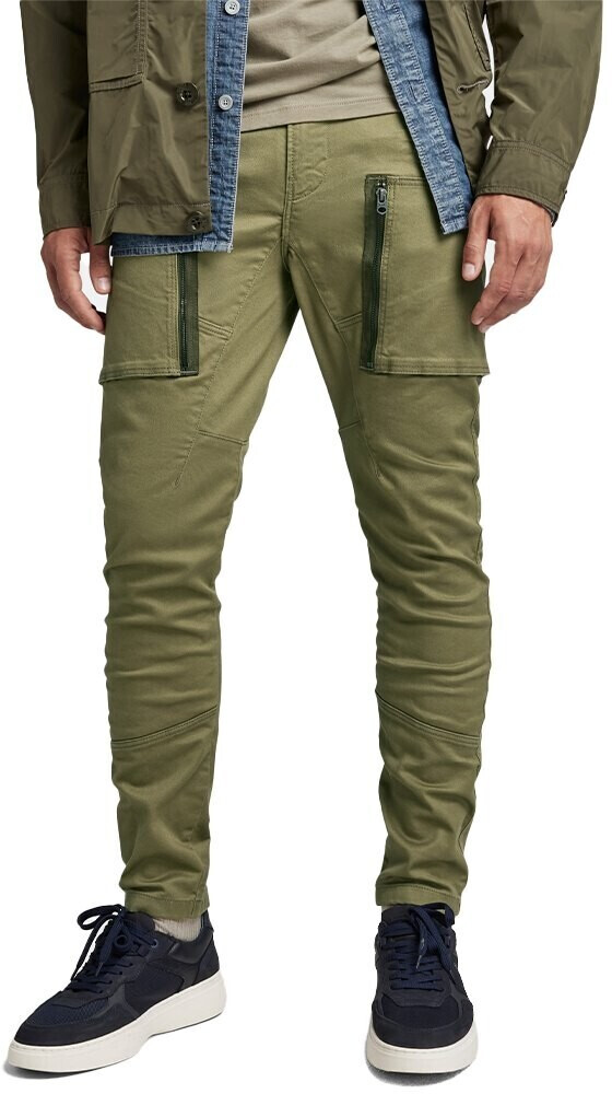 G-Star Zip Pocket 3D Skinny Cargo Pants (D21975-C105) smoke olive