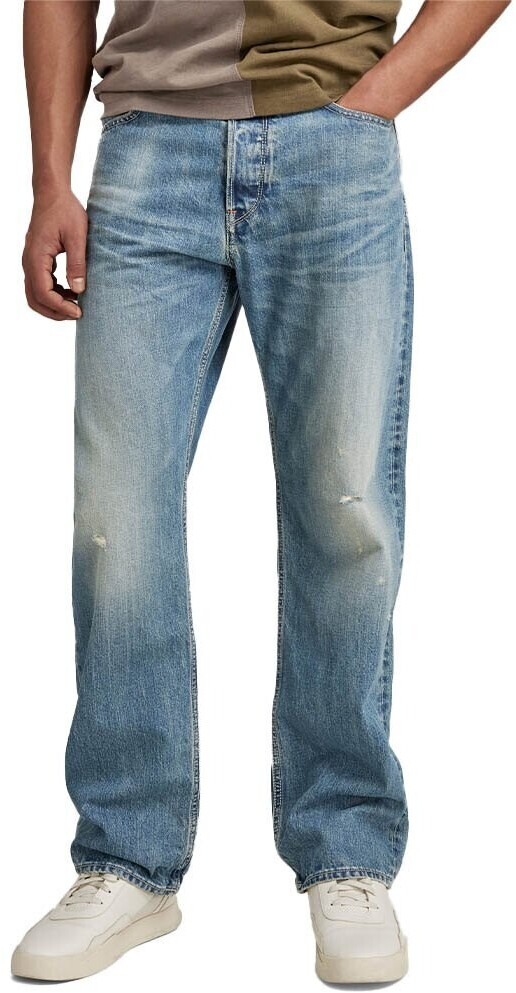 G-Star Triple A Regular Straight Fit Jeans (D23691) antique faded niagara destroyed