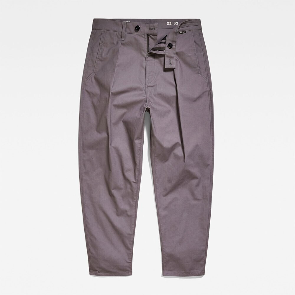 G-Star Pleated Relaxed Fit Chino Pants (D20147-D387-G077) grey