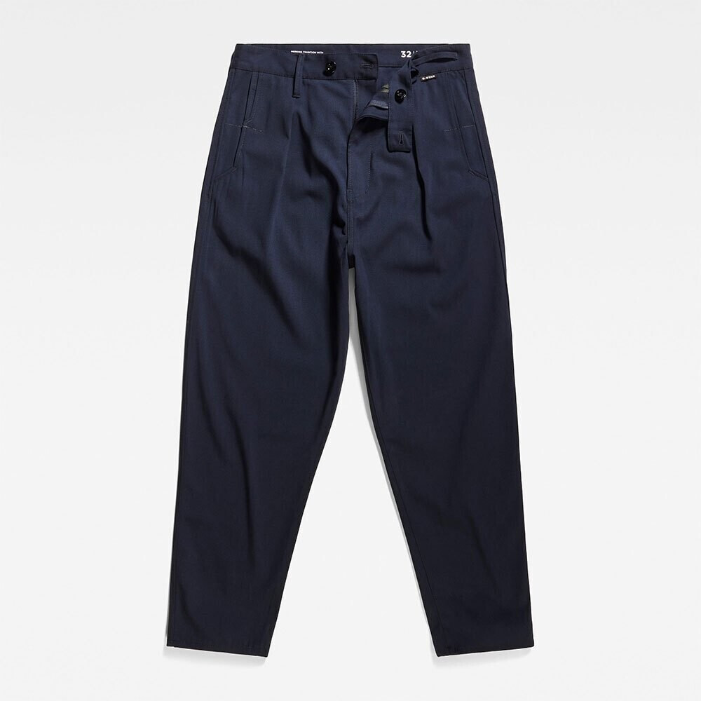 G-Star Pleated Relaxed Fit Chino Pants (D20147-D401-C742) black