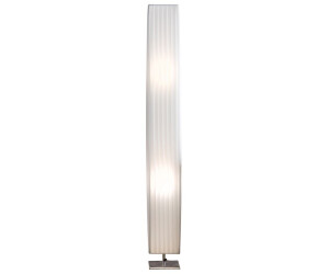 SalesFever Parto Stehlampe Plissee Latex-Lampenschirm verchromtes Metall  weiß 120 cm ab € 54,90 | Preisvergleich bei